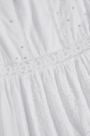 White Maxi Dress (3-16yrs)